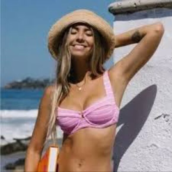 NWT l*space Bikini Set: Camellia Bikini Top Sz Med & Tommy Bitsy Bottom Sz XL - Picture 1 of 13